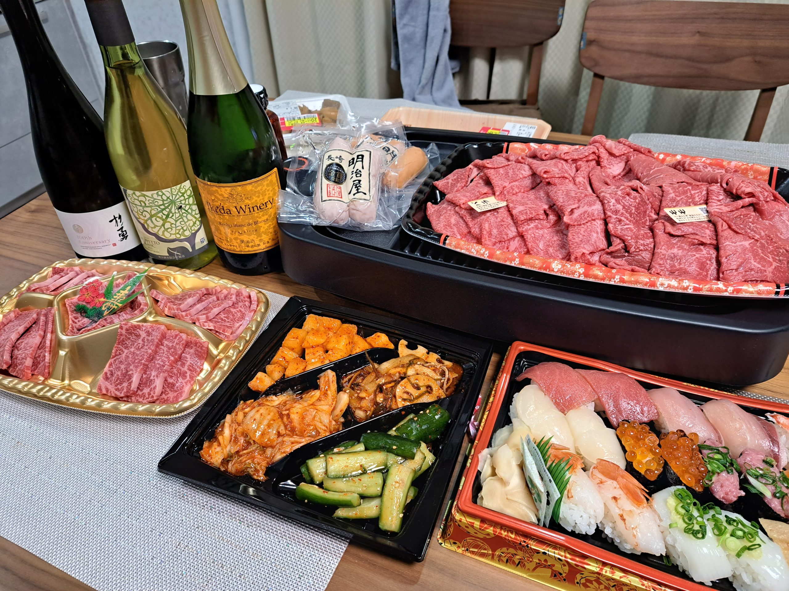 『新年二日目の宴会は極上の日本酒で大満足』