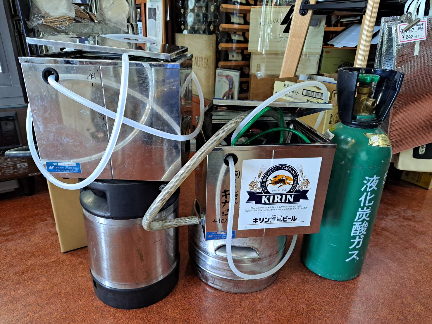 『リカーショップキナセが行う生ビールサーバーのレンタルサービス』