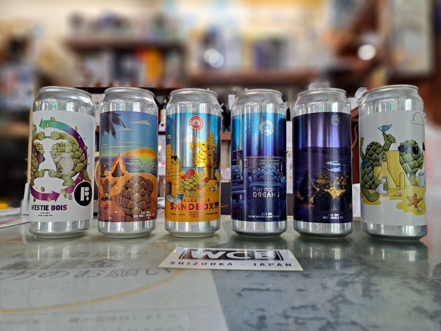 『West Coast Brewing(WCB)から6種類のホップ全開IPAが入荷しました』