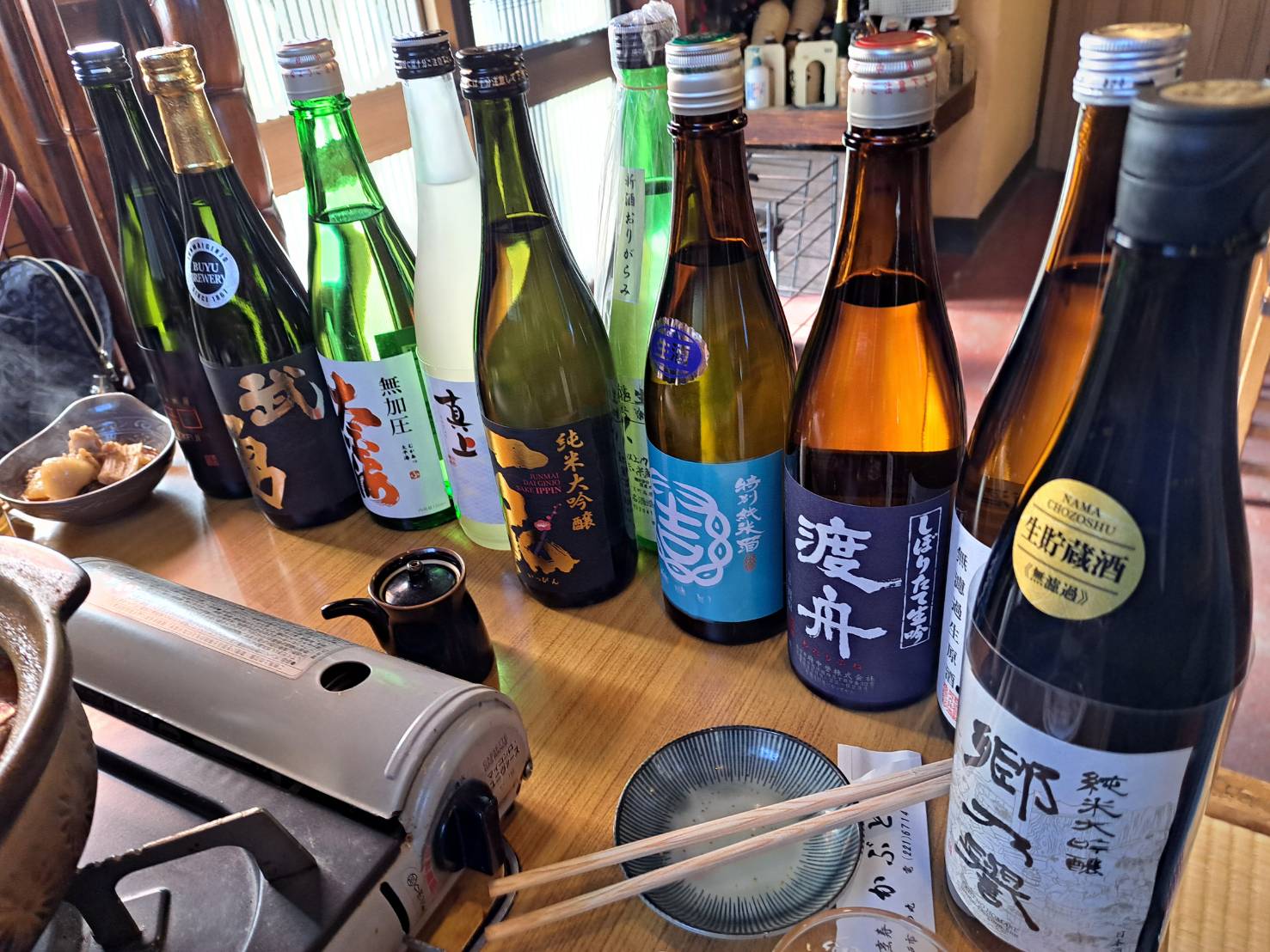 『あんこうのどぶ汁と茨城地酒を堪能しました』