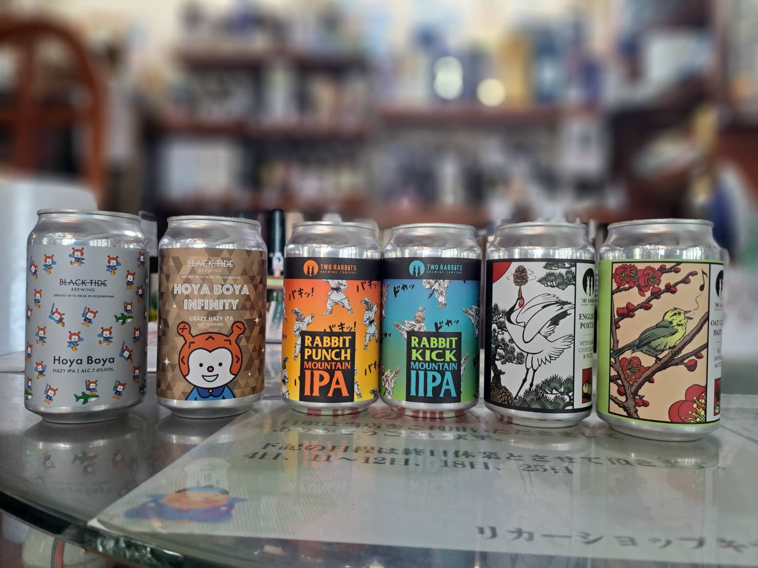 『ブラックタイドブリューイングとトゥーラビット・ブルーイングカンパニーから6種類のビールが入荷しました』