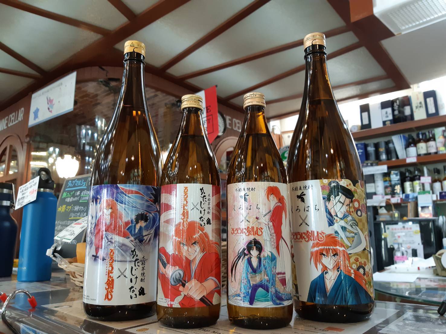 魔王、るろうに剣心焼酎1.8L - 焼酎